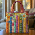 Book Bliss Quilted Tote Bag