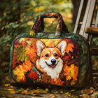 Cozy Fall Corgi Quilted Duffle Bag 1