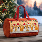 Golden Paws Glow Quilted Duffle Bag 1