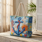Beach Bag - Nautical Anchor 1