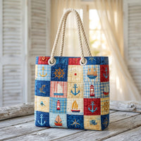 Beach Bag - Marine Patchwork