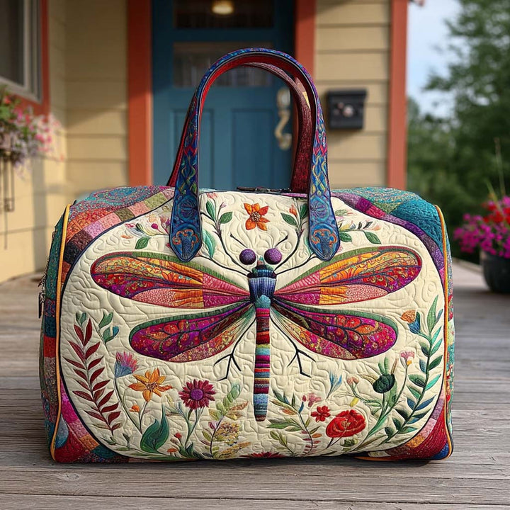 Rustic Flutter Quilted Duffle Bag