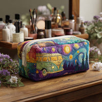 Starry Ride Vibes Quilted Makeup Bag