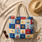 Beach Bag - Marine Patchwork 3