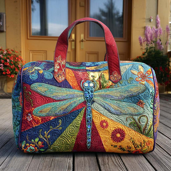 Whimsy Wings Quilted Duffle Bag