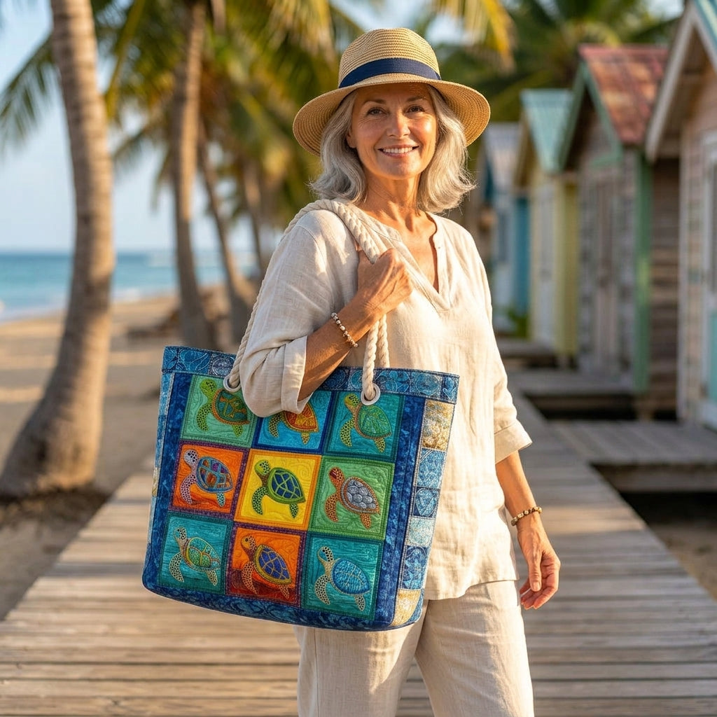 Beach Bag - Tranquil Turtle