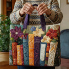Quilted Tote Bag - Book Lovers 2