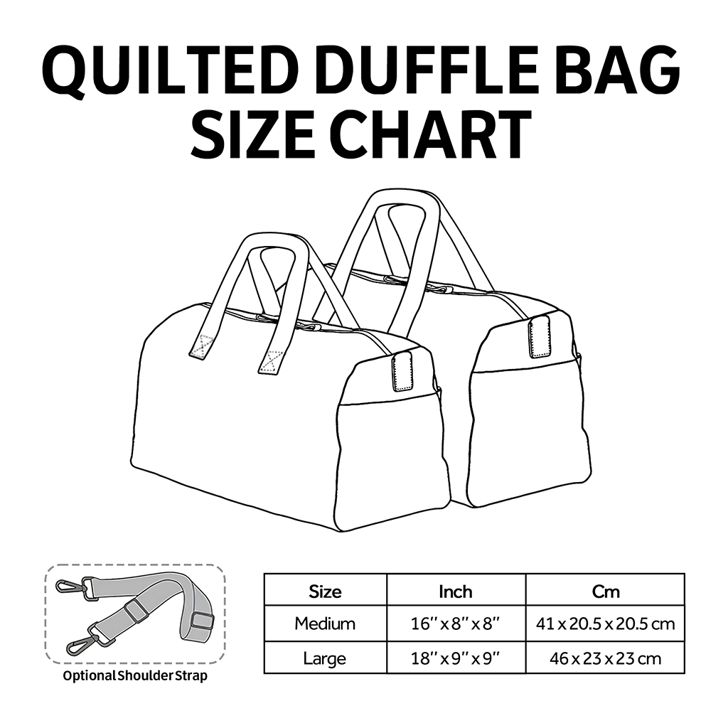 Patch Pup Quilted Duffle Bag